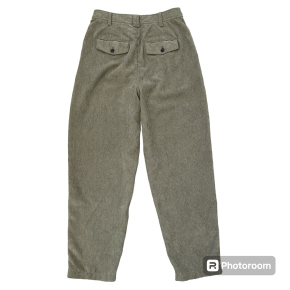 Madewell Corduroy High Rise Tapered Pants in Distant Surplus Retro Size 4 - Picture 4 of 6